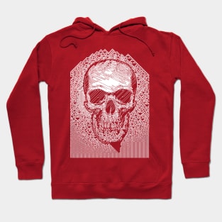 Pixelated Skull #3 †††† 8bit Graphic Design Hoodie